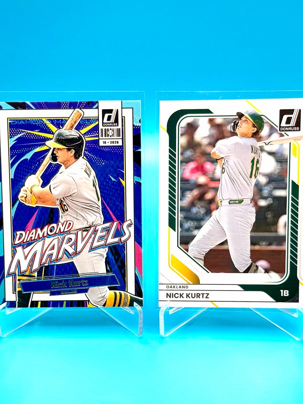 🔥Nick Kurtz Lot!🔥Diamond Marvels + Donruss Insert! 🤩